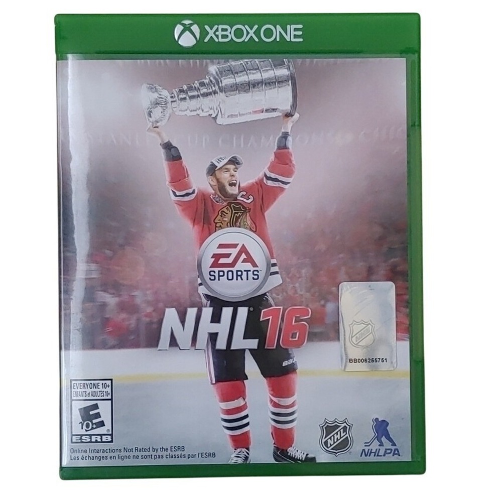 NHL 16 EA Sports‎ Xbox One Hockey Video Game Physical Disc with Case